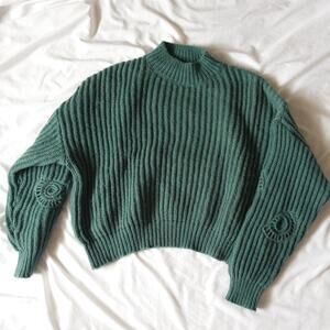 Y2K Boho Cozycore Chunky Knit Sweater | Promesa Vintage 2000s